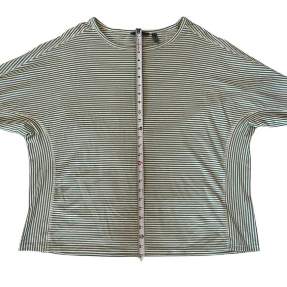 AnyBody Shirt Stripe Dolman Sleeve Women’s Size L - Picture 7 of 9